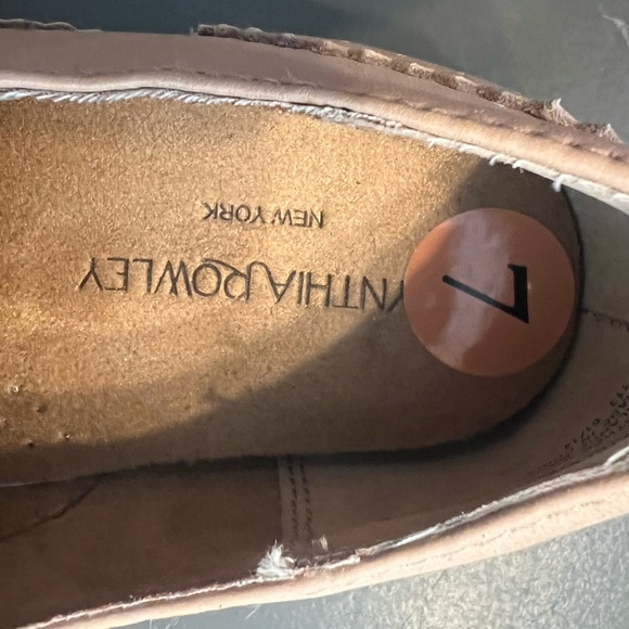 Cynthia Rowley Tan leather Oxford nwt shoe size 7 - Picture 3 of 7